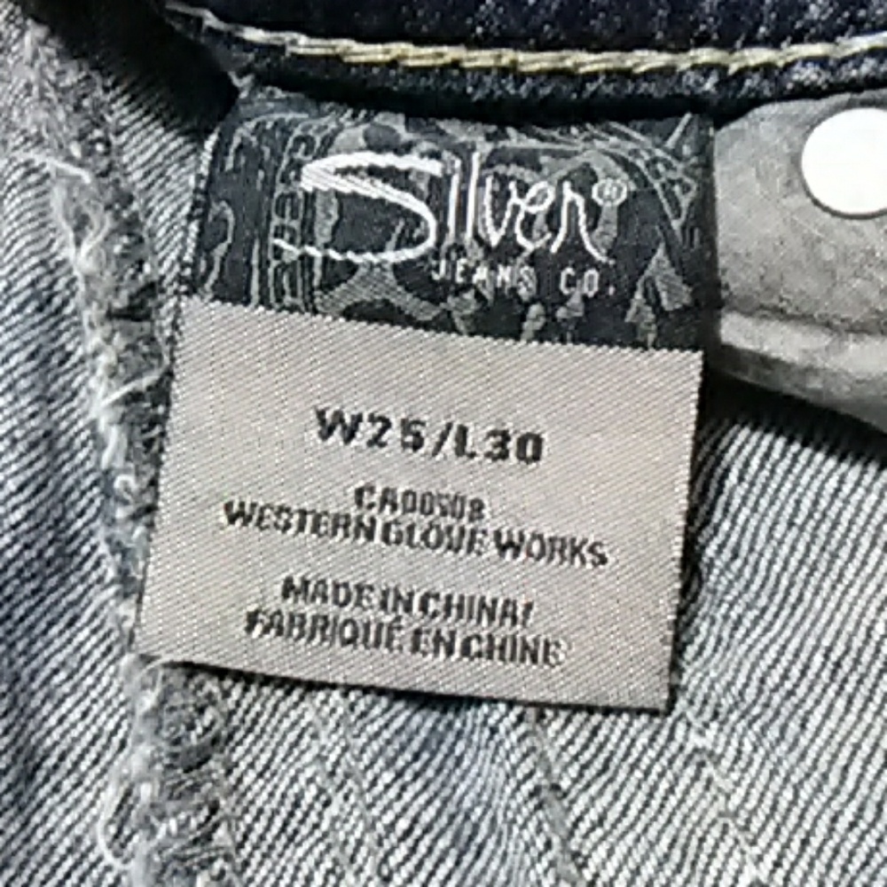 Silver jeans